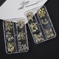 Pikkukuva 2 / 4: Planet Nail Art Charm kaari/sydämen muotoiset kynnet tekojalokivi jalokivikristalli, 3D Nail Art Koriste metalli Nail Nails Nail Art Korut 17- Perfet 17