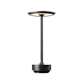 Miniatyrbilde 2 av 4: Trådløs skrivebordslampe - Dempbar metall USB-oppladbar skrivebordslampe - 1 stk - Perfekt black