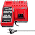 Miniatyrbilde 1 av 5: M12-18c Li-ion Batterilader Kompatibel med Milwaukee 12v 14.4v 18v C1418c 48-11-1815/1828/1840 M18 M14 M12 Cisea Litiumbatteri-B5-Perfet