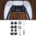 Miniatyrbild 10 av 10: för PS5-kontroller L1-R1 L2-R2 Trigger-knappar 3D-Analog Stick + ledande gummiknappsskruvmejsel Reparationssats Hållbar - Perfet