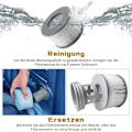 Miniatyrbillede 2 af 2: 4 filterpatroner til Mspa spabad filter, poolfilter - Perfet