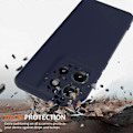 Pikkukuva 3 / 5: Yhteensopiva Motorola Edge 50 5G -kotelon kanssa, yhteensopiva MagSafe-nestemäisen silikonipuhelinkuoren kanssa kaulanauhalla - Tumma-Perfet Dark Blue