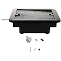 Miniatyrbillede 3 af 5: 12V Envejs Lydløs Køleventilator Sideudstødningsventilator til Bil RV Caravan RV Ventilator (Sort) - 8-Perfet