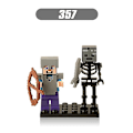 Miniatyrbild 4 av 5: 8 st Minecraft Minifigurer Byggklossar Leksaker Actionfigurer Set-Perfekt 8set