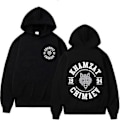 Miniatyrbillede 2 af 5: Khamzat Chimaev Fighter Print Hættetrøjer Streetwear Herre Dame Tøj Mode Sweatshirts Fleece Langærmet Pullovers Hættetrøje Y2K-Perfekt Orange L