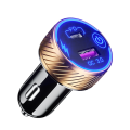 Miniatyrbild 1 av 10: 12V-24V Snabb Bil Laddare USB C Ström & Snabbladdning 3.0 USB Dubbel Port för Mobiltelefon GPS-Tablett DVR Mobil - Perfekt Gold
