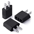 Miniatyrbilde 1 av 3: EU til US Reiseadapter 3-pakning - Perfekt