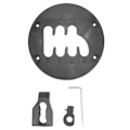 Miniatyrbillede 4 af 5: Formdæmpning 6-trins Short Throw Shifter Midterplade Real Feel Gear Opgraderingstilbehør til Thrustmaster TH8A-Perfekt