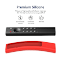 Miniatyrbilde 5 av 5: Beskyttende silikonhylser for kontroller Kompatible med NVIDIA Shield TV Pro fjernkontroll, hudvennlig dekselpose, svart-Perfekt blue