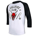 Miniatyrbillede 1 af 2: Stranger Things 4 Hellfire Club T-shirt - Perfekt Style3 140