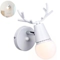 Miniatyrbillede 5 af 5: Creative Wall Light Modern Base Deer Head Nordic Style For Soveværelse - Perfet