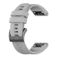 Miniatyrbild 1 av 5: Silikonarmband 26mm för Garmin Fenix 7x/6x/5x Klocka Rem Loop Armband - Perfekt Gray