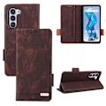 Miniatyrbillede 1 af 5: Læder Telefon Cover Kompatibelt med ZTE Nubia S 5G A403ZT-Perfet Brown