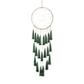 Miniatyrbild 1 av 4: Drömfångare Hamparep Lång tofs Bohemian Hanging Craft - Perfet green
