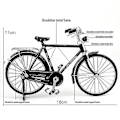 Miniatyrbilde 2 av 5: 1:10 Legering Klassisk Retro Sykkel Modell Ornament-Perfekt Red Man Style