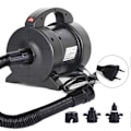 Miniatyrbilde 1 av 5: Bærbar 1600W Elektrisk Pumpe Luftmadrasspumpe Rask Oppblåsing Elektrisk Luftpumpe Oppblåsing/Avblåsing Maskin med 2 Dyser - Perfekt