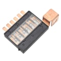 Miniatyrbillede 2 af 5: 8 Kredsløb Multi Blok Sikring 38233 TVA A01 Kredsløbsfejl Reduktion Høj Ledningsevne Multi Blok Fuselink Sikring Passer Kompatibel med Accord-Perfet