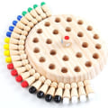 Miniatyrbillede 3 af 5: Børn Træ Memory Match Stick Skak Sjov farve spilleplade Puslespil Pædagogisk legetøj Evne læring null none