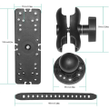 Miniatyrbilde 4 av 6: GPS Holder Base Fishfinder Mount - GPS elektronisk ekkoloddfeste | 360 graders rotasjon navigasjon fiske ekkolodd - Perfet