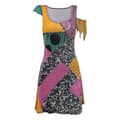 Nightmare Before Christmas Sally Kostymekjole med korte ermer for kvinner - Perfet C L