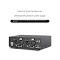 Miniatyrbild 2 av 5: 48V USB Dual Hybrid Utgångs Fantomströmförsörjning för Kondensatormikrofon Musikinspelningsutrustning - Perfet