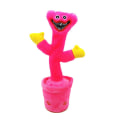 Miniatyrbilde 1 av 5: Poppy Playtime Huggy Wuggy Elektrisk dansende snakkeleker - perfekt Pink