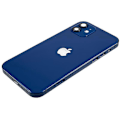 Miniatyrbilde 3 av 5: Kompatibel med iPhone 12 6.1 tommer Bak Batterideksel + Midtre Plate Ramme + Sideknapper Erstatning - Perfekt Style A