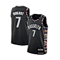 Miniatyrbilde 2 av 2: Nba Brooklyn Nets Kevin Durant No.7 Basketballdrakt - Perfet S