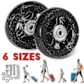 Pikkukuva 1 / 4: Hiljainen matkalaukun pyörä Universal Wheel Rubber Runner Matkalaukun laakerin korjaussarja - Perfet 60mm*18mm