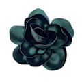 Miniatyrbilde 1 av 5: Formell anledning corsage fransk stor rose sateng stoff brud brudgom bryllup corsage dansefest perfekt Atrovirens