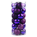 Miniatyrbillede 2 af 2: 24 Julekugler i en Spand 6cm - Perfekt Violet