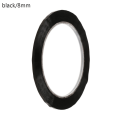 Miniatyrbilde 1 av 10: 1 stk Desktop Posisjoneringstape Markeringstape SORT 8MM sort-Perfet black 8mm