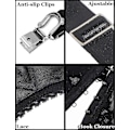 Miniatyrbild 5 av 5: Dam Garterbälte Plus Size Spets Garter och 6 Metallklämmor Justerbara Underkläder Garter Hängslen Underkläder Midje Garter Garter Set-Perfet White A 2XL