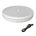 Miniatyrbild 1 av 5: Smart laddningsbar justerbar hastighet elektrisk skivspelare 360 grader 110/220v-Perfet White National standard 220V