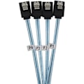 Pikkukuva 4 / 5: 2 kpl 4x Sata - Sata kaapelia 4 porttia/sarja Tietokaapeli 7 nastaa Sata kaapeli 6gbps Sata - Sata Hdd kaapeli Cor-Perfet