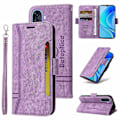 Miniatyrbilde 1 av 4: for Huawei nova Y70 / Y70 Plus / Enjoy 50 BETOPNICE Dobbeltsidig Spenne Lær Telefonveske - Perfekt Purple