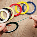 Miniatyrbillede 6 af 10: 1 stk Desktop Positioneringstape Markeringstape SORT 8MM sort-Perfet black 8mm