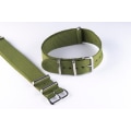 Miniatyrbilde 1 av 4: Grønn nato-rem Green 18mm