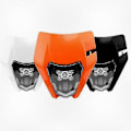 Pikkukuva 5 / 5: Universaali LED-ajovalolevy, yhteensopiva KTM EXC XC SX MX -maastopyörien, motocross-, supermoto- ja enduro-moottoripyörämallien kanssa 2007-2020 - Täydellinen HL101-5-1