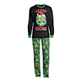 Miniatyrbillede 4 af 5: Familie Matchende Glædelig Jul Grinchen Pyjamas Pjs Sæt Kvinder Mænd Børn Baby Julepyjamas Nattøj Sleepwear-Perfet Men 4-5 Years