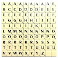 Pikkukuva 3 / 3: Az Muoviset Scrabble-Palikat Aakkoskirjaimet Murtoluvuilla - Täydellinen 200 pcs