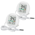 Miniatyrbillede 1 af 5: Køleskabstermometer 2-pak, med ekstern sensor - Perfekt