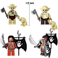 Miniatyrbillede 4 af 5: 18 stk. Ringenes Herre Middelalder Riddere Minifigurer Legetøjs Sæt Antik Militær Rustning Orker Soldater Byggeklodser - Perfekt