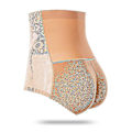 Miniatyrbilde 1 av 5: Polstrede push up-truser for kvinner, hofteløft, kroppsforming, falsk rumpe - Perfekt High-waist 389beige L