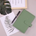 Miniatyrbillede 6 af 8: Binder Notesbog, Zip Pocket Binder Notesbog, A6 Budget Binder med 12 Binder Lommer og 21 Label Stickers (grøn) - Perfet