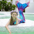 Miniatyrbild 6 av 6: 5st/ set Girls Mermaid Tail Baddräkt Barn Mermaid Ariel Cosplay Kostym Fantasy Beach Bikini - Perfet Set 1 120