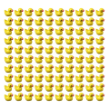 Miniatyrbilde 4 av 10: 100/200 stk Mini Rubber Ducks Miniature Resin Ducks Gul Tiny D- Perfet 200pcs yellow 200pcs