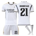 Miniatyrbillede 1 af 3: 23 Real Madrid hjemmefodboldtrøje nr. 21 Rodrygo-trøjesæt - Perfet #16
