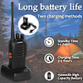 Miniatyrbillede 4 af 5: 12-pak genopladelige walkie-talkier til teamkommunikation lang rækkevidde - Perfekt