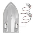 Miniatyrbilde 2 av 4: Propellermotor og venstre/høyre propellbeskyttelse fiskebåt reservedeler - Perfekt Left and Right motor